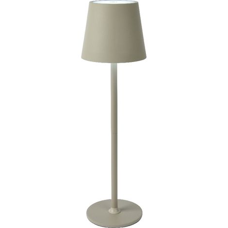 LAMPADA DA TAVOLO LED D.11XH37CM IN PVC BIANCO. (1/3)