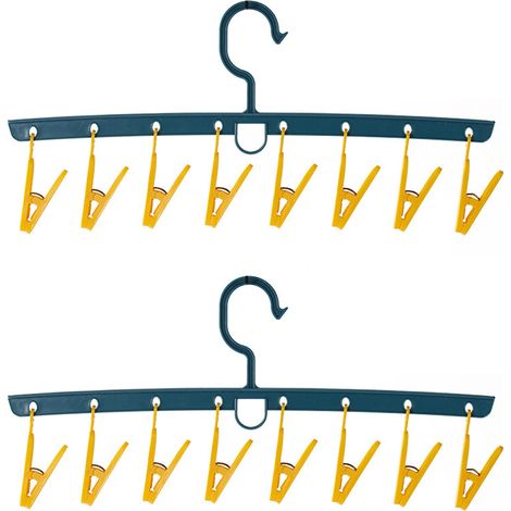 Égouttoir à sous-vêtements et chaussettes pour faire sécher bonnets, masques, chaussettes, serviettes, sous-vêtements, couches, jaune (1/5)