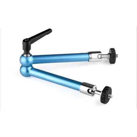 Bras magique 7"/11", bras à friction articulé avec support de griffe porte-accessoires à vis 1/4" - 7 pouces - (1/5)