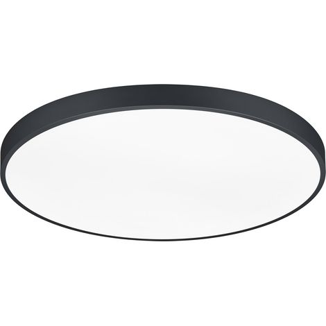 Plafoniera da Interno a LED in Metallo Nero Opaco (1/4)