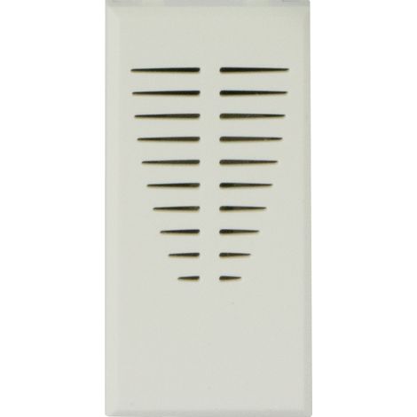 Ronzatore 1 modulo 230Vac Bianco S44 serie Ave Whitek 446031