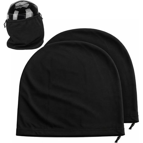 2 Pièces Sac Casque Moto 47 X 43 Cm, Sacs De Casque De Moto, Sac De Rangement À Cordon pour Casques De Moto, Casques De Ski, Casques De Vélo, Casques De Fitness Et Ballons De Basket (Noir) (1/5)
