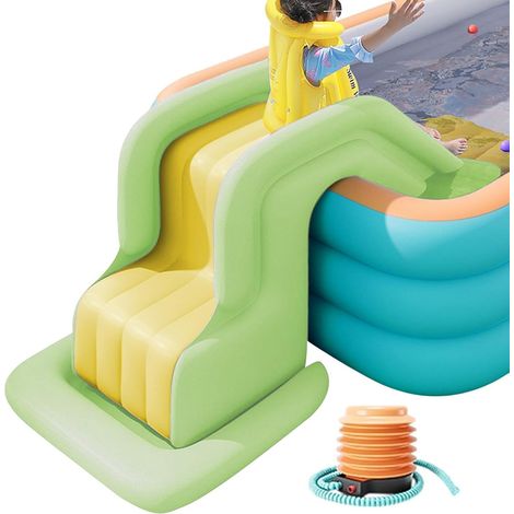 Toboggans Aquatiques pour Piscine Jeu et divertissant  Toboggans pour piscine anti-basculement En Extérieur, Arrière-Cour, Cour, Pelouse, Parc, Centre de Jeux (1/5)
