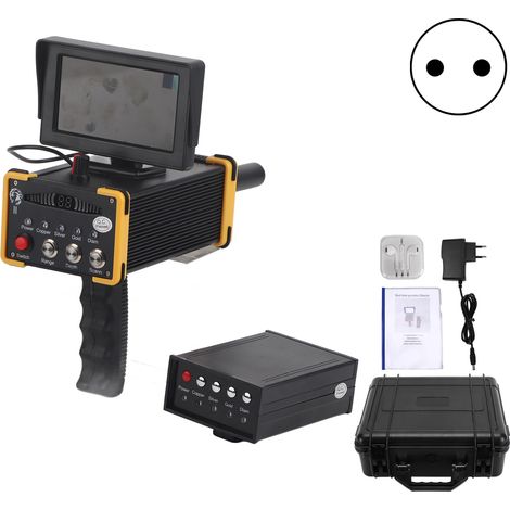 Détecteur de métaux avec affichage, Scanner à distance à grande portée de 1000m, détecteur de cuivre, d'argent et d'or, prise ue 100-240V (1/5)