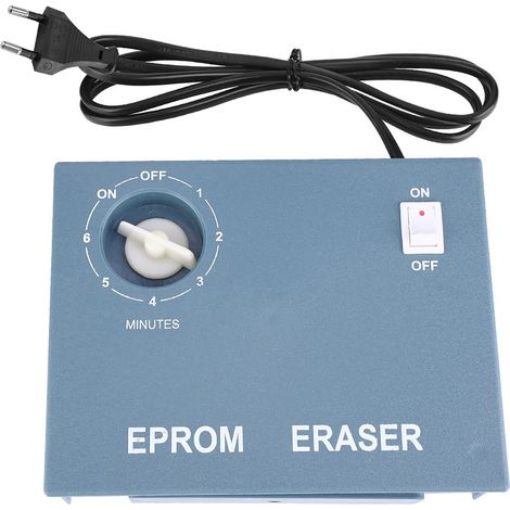 Effaceur de données de puce EPROM à lumière ultraviolette UV, minuterie effaçable haute vitesse 220 V (prise UE)