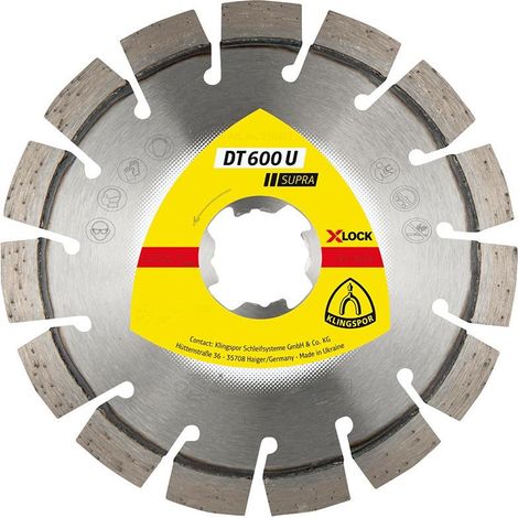 Disco De Diamante X-Lock 125X222X24Mm Dt600U Klingspor