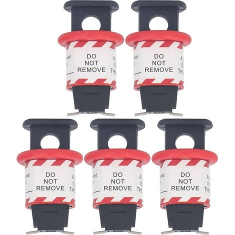 Dispositif de verrouillage de Circuit de broche de verrouillage de disjoncteur Miniature, 5 pièces, verrouillage d'arrêt d'équipement électrique industriel (1/5)