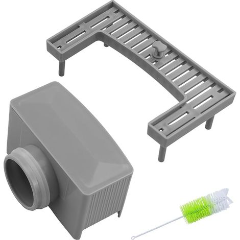 anti-odeurs et anti-obstruction avec brosse de nettoyage, siphon de douche avec filtre anti-odeurs, caniveau de douche, siphon de douche siphon de douche
