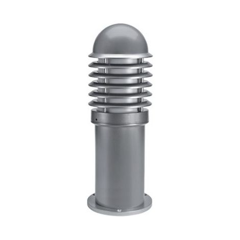 CALEO 1 Borne Ext. IP44 IK07 gris E27 100W max. Lpe non incl. haut.42cm ARIC 1793 (1/3)