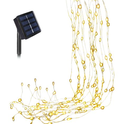 Guirlande lumineuse arbre 200LED solaire branche lumineuse décoration mariage plante jardin pièce (1/5)