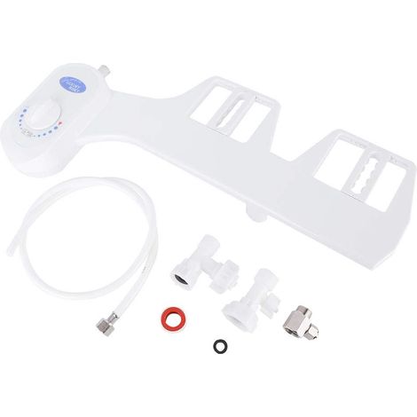 Pulvrisateur de bidet de toilette, G1/2in Attachement de bidet de toilette  double buse Pulvrisateur de bidet de salle de bain pour le nettoyage des parties prives de la hanche Cadeau de Nol, cadeau d (1/5)