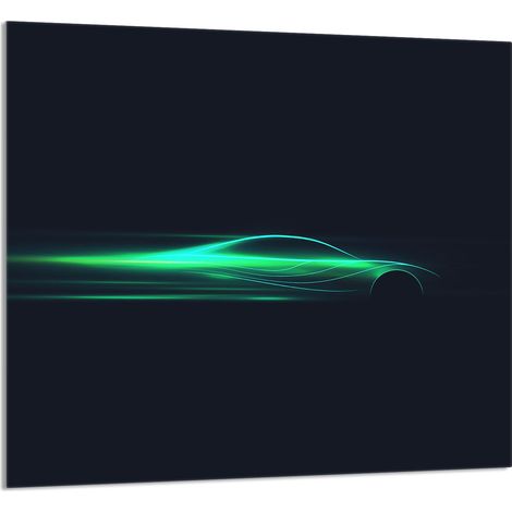 GLASPLATTE FÜR KÜCHE 65x60 Auto