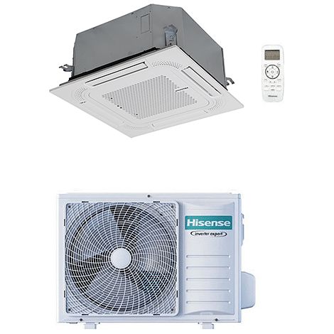 Climatizzatore Condizionatore Hisense Cassetta Serie Turbo R32 18000 BTU ACT52UR4RCC8 INVERTER Classe A++/A+ (1/2)
