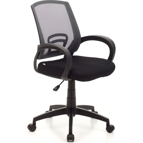 Poltrona per ufficio Operativa mod. Room colore grigia 64x62x103 cm (1/4)
