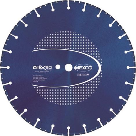 MEXCO VBX90 350mm Universal Diamond Blade for Fast Cutting (1/2)