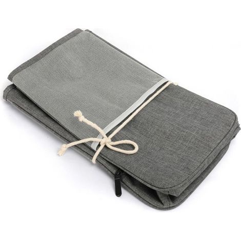 Housse Machine A Coudre - Nylon Oxford Etanche - Compatible Universel - 44,5 X 20,3 X 34,3 Cm - Gris - 1 Piece (1/5)