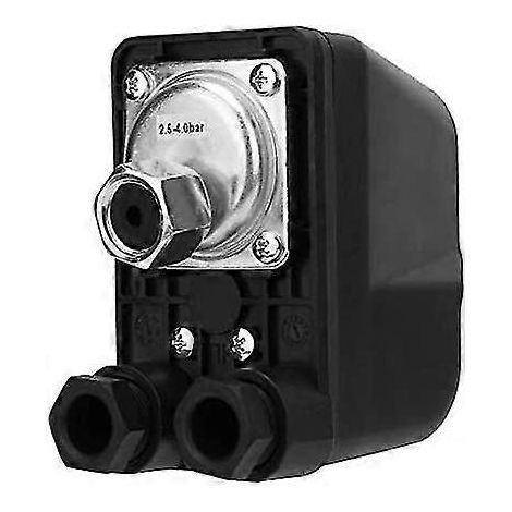Interrupteur de commande de pompe à eau, régulateur de pression automatique et de débit d'eau pour pompe à eau domestique (noir) (1 pièce) (1/5)