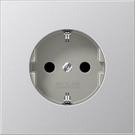 Jung Prise SCHUKO®, 16 A 250 V , SAFETY+, série LS, aluminium AL 1520 KI (1/2)