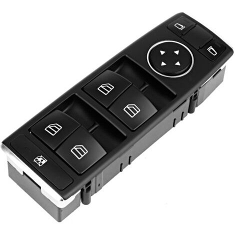 Regulador de la ventanilla de la puerta del coche, interruptor principal negro A2049055302 con respuesta rápida. (1/5)