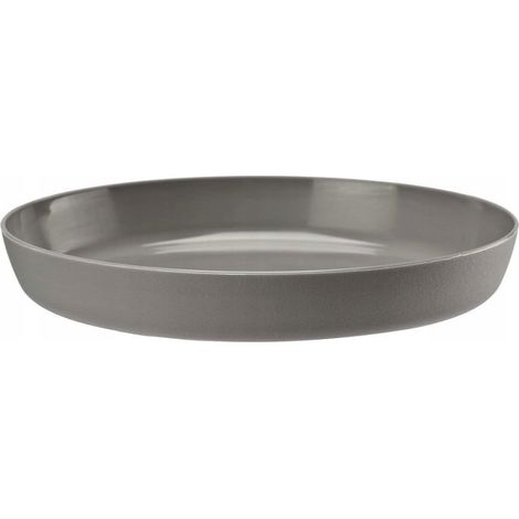 Sottovaso in plastica per vaso di azalea, 15,5 cm, grigio