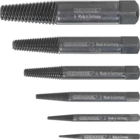 Estrattore viti Gedore 6759700 set 6 pezzi acciaio
