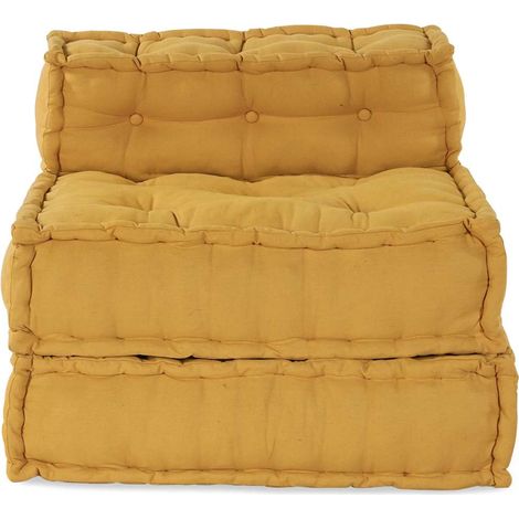Canapé modulaire jaune 70x70x54 tissu CFW358139 (1/5)