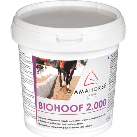 AMAHORSE BIOHOOF BIOTINA 2000 (1 KG) patologie podali CAVALLO (1/3)