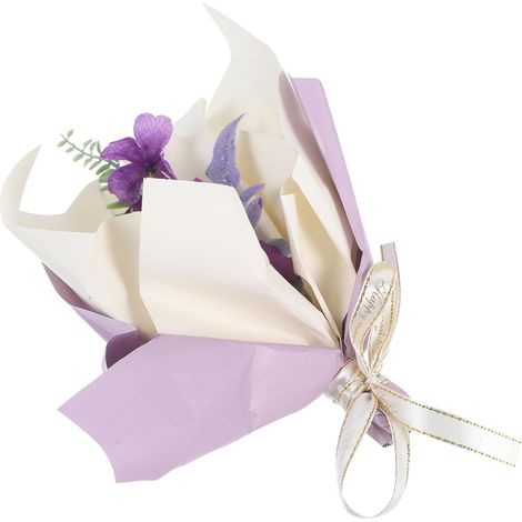 Realistic Artificial Bridal Bouquet, Spun Silk Flowers, Decoration (1/5)