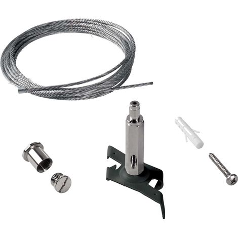 Kit Sospensione Senza Rosone Link Metallo Nero 5M
