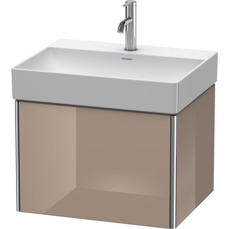 Meuble sous-vasque XSQUARE 397x584x460mm cappuccino haute brillance