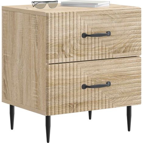 Maison Exclusive - Nachttisch Sonoma-Eiche 43 x 34,5 x 47,5 cm Ho