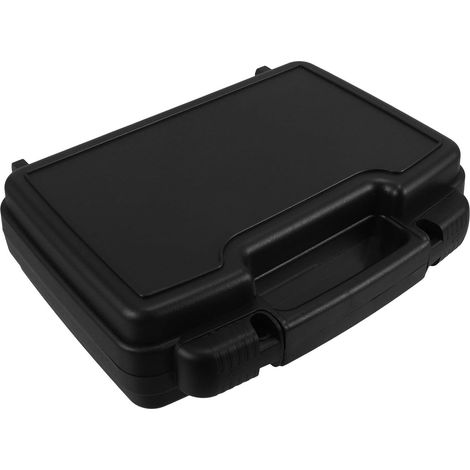 Boîte de Rangement pour Outils en Plastique Pp Noir, Modèle Multifonction Poignées Intégrées, Angles Renforcés, Design Léger, Usage Professionnel et Extérieur (1/5)