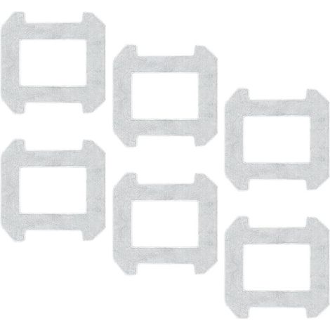 6 pièces pièce de rechange pour serpillières pour Dreame C1 /C1 Station chiffons de lavettes Robot accessoires en tissu de nettoyage chiffon de nettoyage