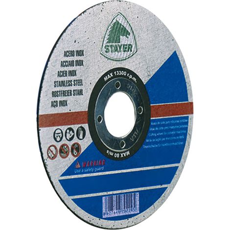 10 Dischi Extra-sottili Standard in Acciaio Inox, ø125x1x22,23 mm