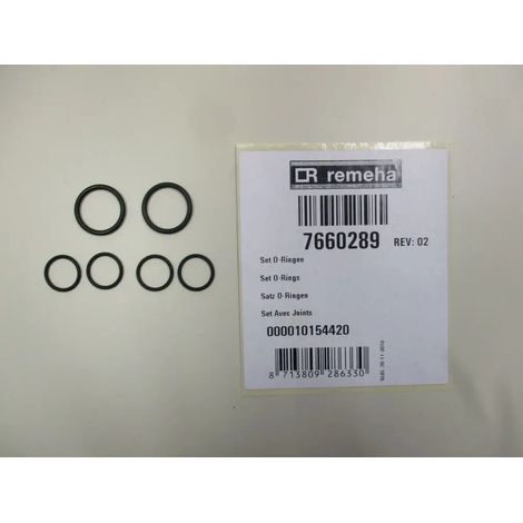 Remeha Set O-Ring guarnizione gruppo di riempimento, 7660289
