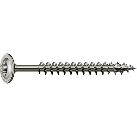 Spax Tellerkopfschrauben 8.0 x 80 mm TX 40 - 20 Stück Edelstahl Tellerkopfschrauben (1/2)