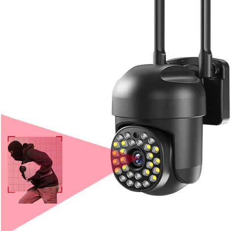Filiyano-Caméra de sécurité WiFi extérieure 4K Full HD, caméra de surveillance intérieure/extérieure, caméra WiFi sans fil IP66 (1/5)
