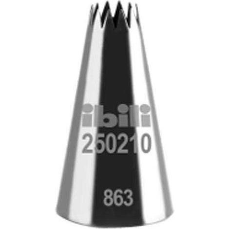 Ibili Sternform-Multipoint-Düse 10 mm silber