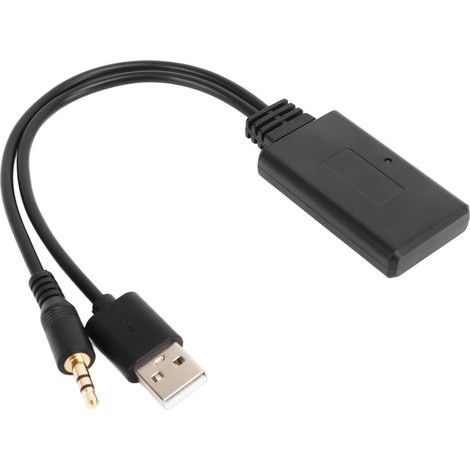 Adaptateur Bluetooth 5.0 AUX, Transmission sans perte, Radio Plug and Play, récepteur de câble Aux pour séries 1 3 5 6 7 (1/5)