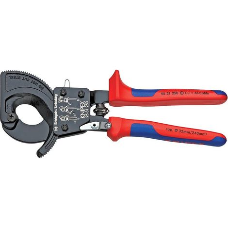 Coupe-câbles à cliquets - KNIPEX