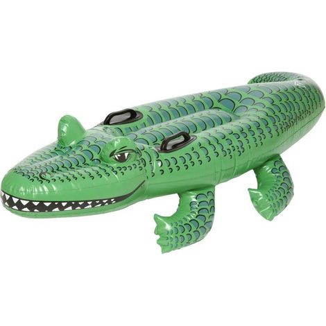 Crocodile - Green - Inflatable - Approx 140cm - 29134