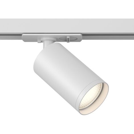 Faretto Per Binario Moderno Focus S Alluminio Bianco 1 Luce (1/2)