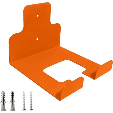 Soporte para herramientas eléctricas de jardín - Gancho resistente - Almacenamiento para motosierra y desbrozadora/cortadora de maleza (1/5)