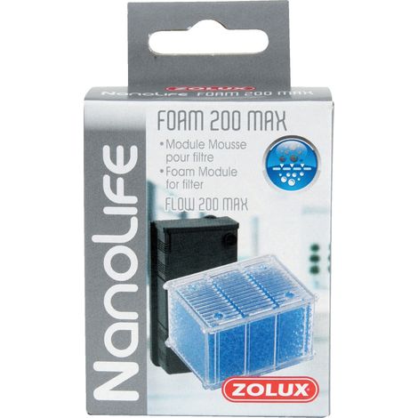 Cartouche mousse bleu pour Nanolife 200 max pour aquarium - zolux (1/5)