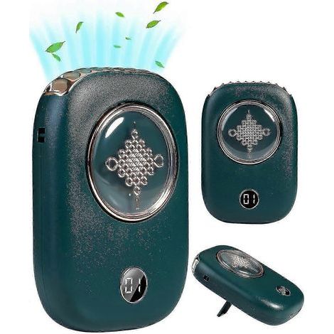 Ventilateur portable personnel rechargeable XYCY à 3 vitesses, batterie 2000 mAh, avec affichage LED et cordon d'alimentation (1/5)