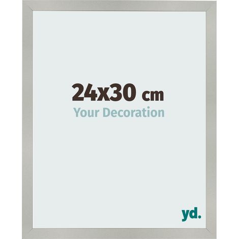 yd. - Cadre photo 24x30 - Argent Mat - MDF - Bologna (1/5)