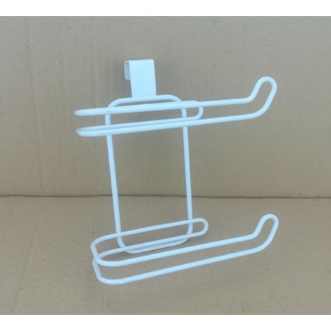 Support Pour Rouleau De Papier Toilette - Suspendu Sur Réservoir - Acier - Design Compact - Convient Aux Rouleaux Standards Et Jumbo - 1 Pièce (1/4)