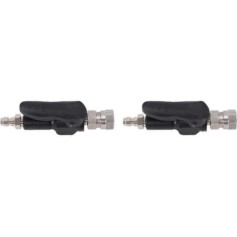 Adaptateur de gonflage rapide 2 x 100 bar avec raccords rapides mâle et femelle 8 mm - AD26 B QAQ