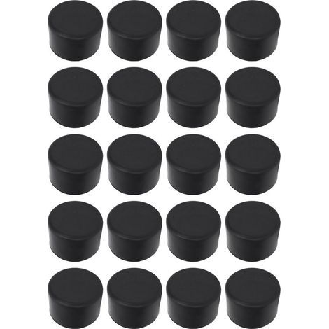 Embouts de pieds de chaise ronds en plastique antidérapants, 20 pièces, protection de sol facile à utiliser pour la maison (1/5)