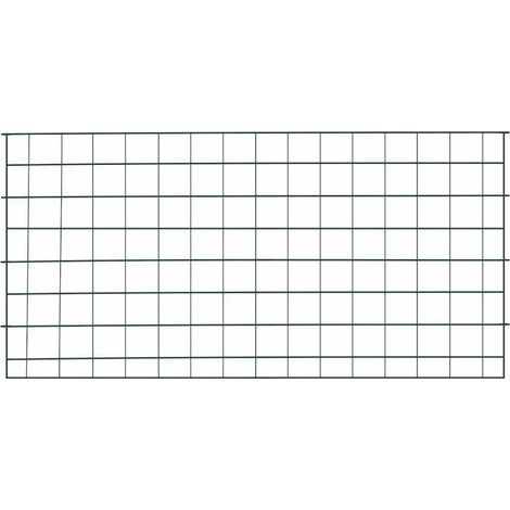 Maison Exclusive - Teichzaun Set 5 pcs Grün 100 x 50 cm Stahl
